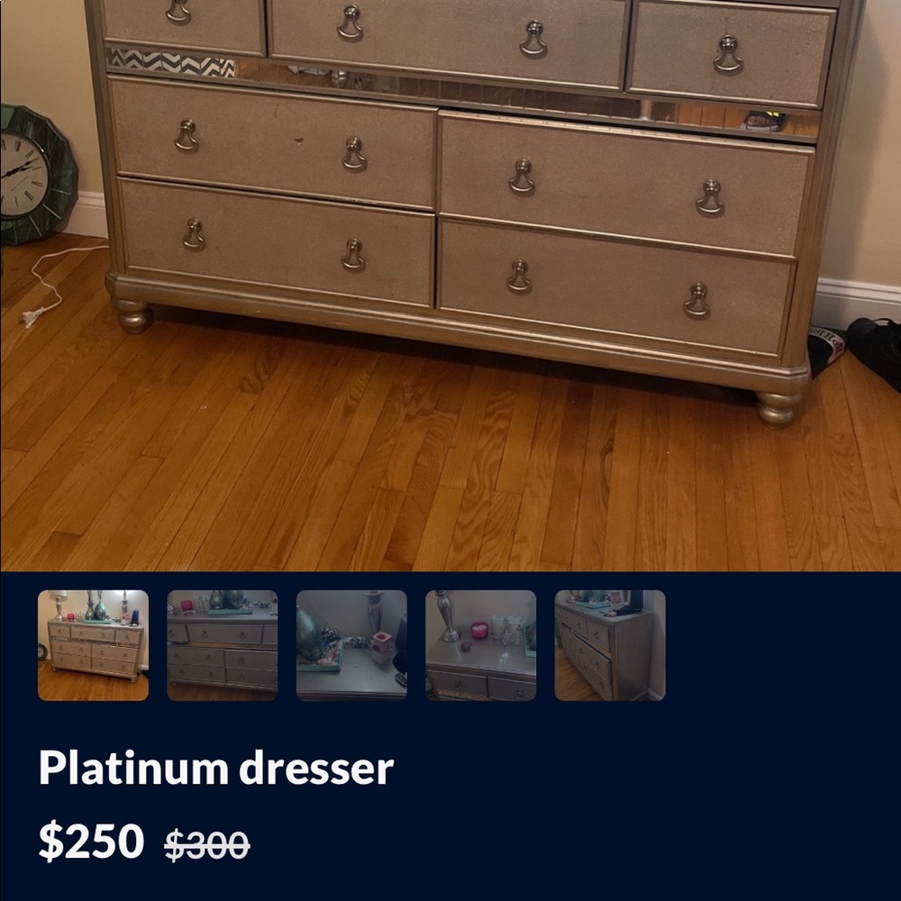 Platinum dresser